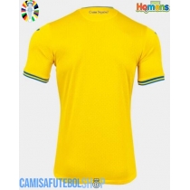 Camisa de time de futebol Ucrânia Replicas 1º Equipamento Europeu 2024 Manga Curta